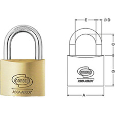 Lucchetti ad arco standard