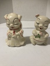 Coppia di salvadanai vintage