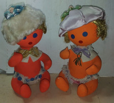 COPPIA DI PUPAZZI VINTAGE