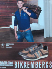 Pubblicità Advertising Ritaglio  Italian 2008 BIKKEMBERGS ALBERTO DE LA BELLA