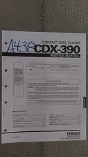 Yamaha cdx-390 manuale di servizio libro riparazione originale stereo lettore cd compact disc