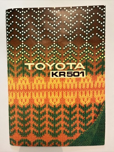 Toyota kr501 knitting - toyota,
