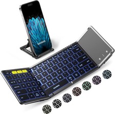 Tastiera Bluetooth Pieghevole