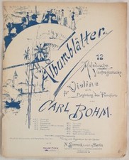 CARL BOHM BOLERO VIOLINO