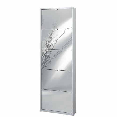 Armadio scarpiera slim bianco