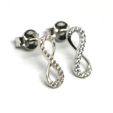  ORECCHINI PENDENTI ORO BIANCO