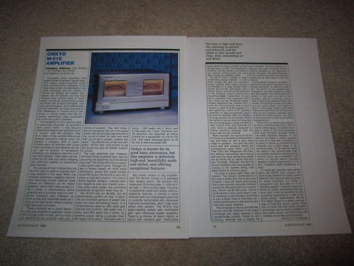 Onkyo 510 grand integra amp - onkyo,