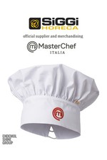 CAPPELLO CUOCO MASTERCHEF SIGGI-BIANCO-TU