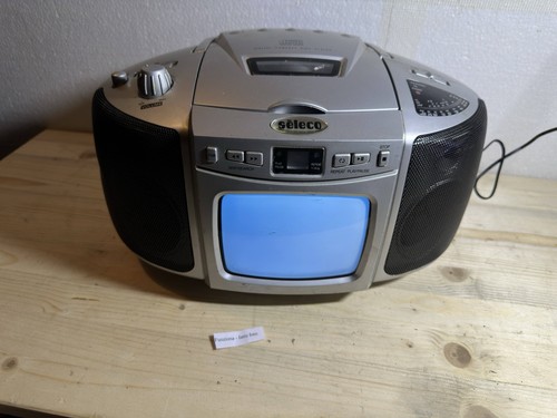 Vintage seleco con lettore - tv,