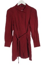 ZARA Abito a maniche lunghe Donna Abito Taglia IT 40 rosso stile classico