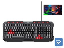 Inphic V610 Tastiera Gaming 112 Tasti QWERTY Layout Italiano Anti-Ghosting PC