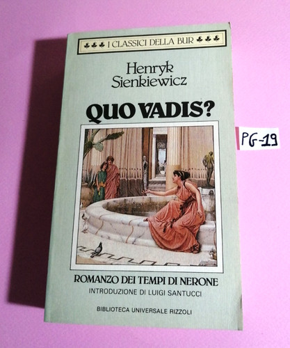 Libro quo vadis romanzo dei - libro,