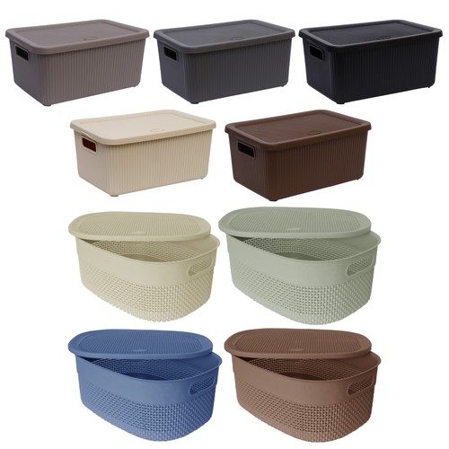 Cestini portaoggetti 14l - portaoggetti,