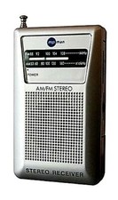 MpMan CRA-S15 Silver  -  Radio Tascabile con Antenna Estraibile
