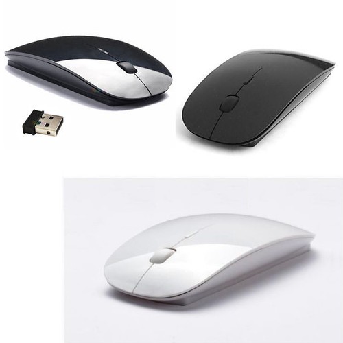 Sottile ultra nero mouse - sottile, o