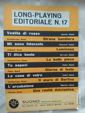 LONG - PLAYING EDITORIALE N° 17 - ALBUM 12 SPARTITI AA.VV. (1969) - ED. SUONO 
