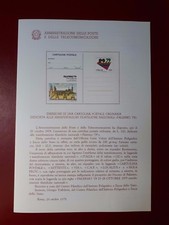 BOLLETTINO ILLUSTRATIVO 1979