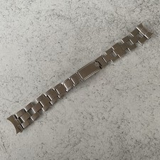 Rolex Oyster 6635 vintage 1970 bracciale acciaio rivettato 19 mm 57 maglie finali