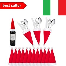 Porta Posate Natalizie, Porta Borse da Tavolo, Porta Posate da Tavola per Nat...