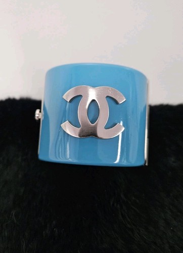 Chanel bracciale cuff blu - bracciale,