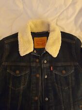 Giubbotto Di Jeans Levi's Donna TG S Levi Strauss & Co. Giacca Sherpa