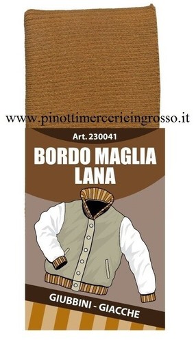 Bordo maglia lana - lana, per
