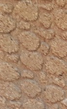 2 PANNELLI  sughero pavimento ovale 33x25 cm spesso 1 cm presepe crib