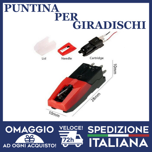 Puntina testina giradischi - puntina,