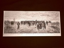 Esposizione di Napoli del 1877 Prigionieri di Mentana Quadro di Onorato Carlandi