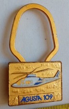 ?AGUSTA?109 ?FREGIO  PORTACHIAVI IN METALLO 1971 Agusta  Gallarate ??Italia