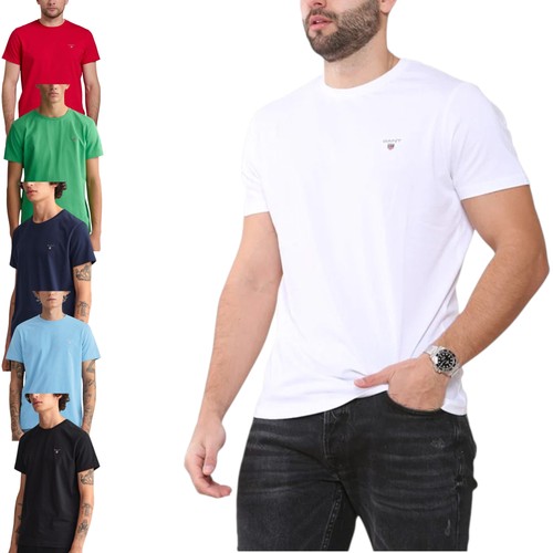 Shirt uomo gant girocollo - t-shirt,