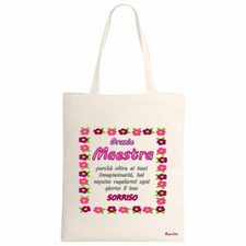 borsa poliestere 34x39 scritta