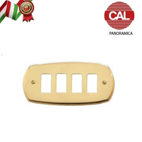 Placca ottone lucido serie - lucido,
