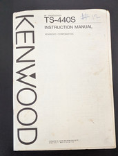 Kenwood TS-440S Ricetrasmettitore HF Manuale Istruzioni ORIGINALE
