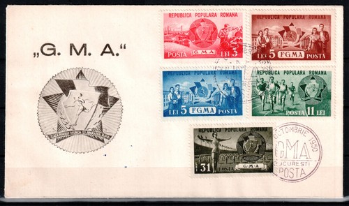 Romania 1950 1242 1246 - 1950,, mi#1242-1246