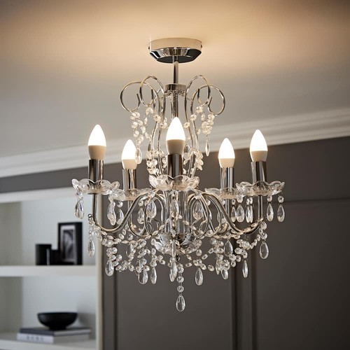 Lampadario cristallo vie - lampadario,