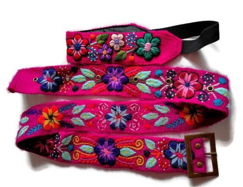 Set cintura fascia lana - , andina