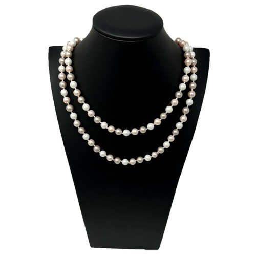 Collana lunga madreperla - lunga,