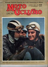 RIVISTA MOTO CICLISMO  49 1957 SPECIALE ESP. MILANO VESPA LEGNANO BIANCHI GUZZI