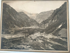 Montagna Cusio Ossola Valle Antrona  Campliccioli  foto diga in costruzione 1925