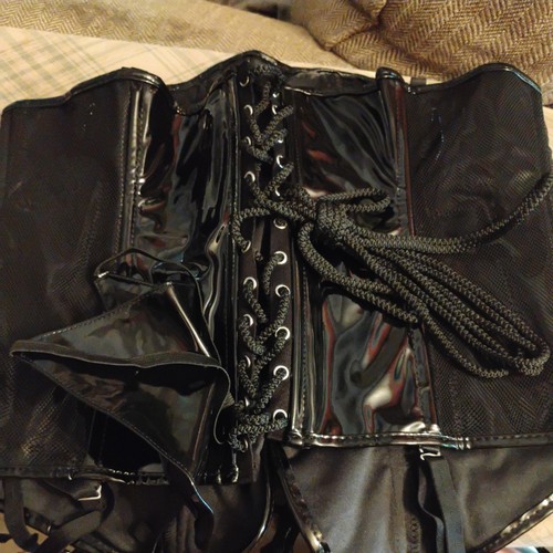 Corsetto nero sotto busto xl - corsetto,