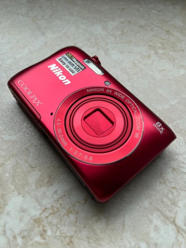 Nikon coolpix s3700 rossa - coolpix,