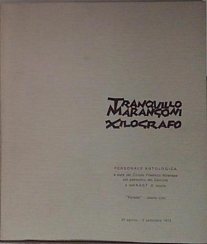Tranquillo marangoni xilografo - tranquillo,