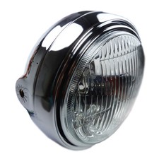 Faro principale moto cromato