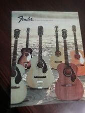 Fender F Series Acoustic Guitar &  BANJO  1970 Catalog 