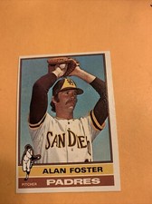 #266 Alan Foster San Diego padres alan 1976 Topps  Baseball Card Cb22 ￼