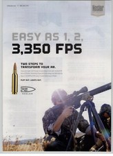 Pubblicità Stampa 2017 Nosler 22 Rivista Munizioni Pubblicità Fucile su Treppiede Arte