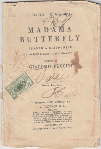 Puccini madama butterfly - madama,