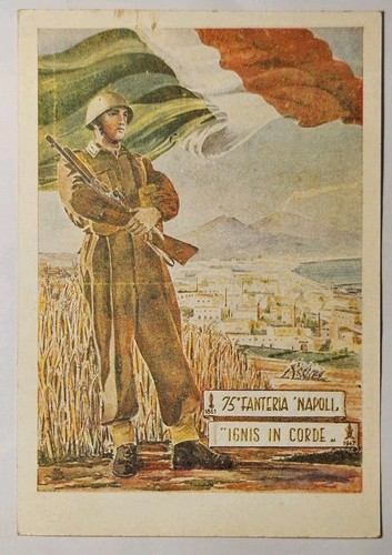 Cartolina militare 75 - militare, 75°