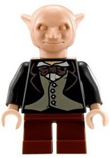 LEGO Harry Potter Minifigure Goblin Rosso. brown hp118 da set 10217 Diagon Alley